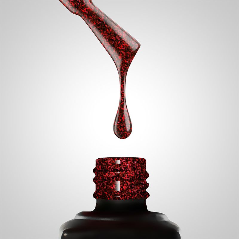 Gel Polish 523 Ho Ho Red 10g